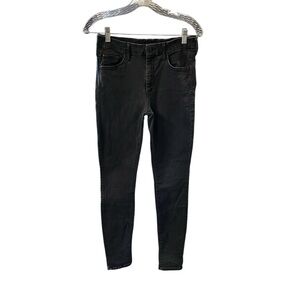 Mother jeans The Looker women 27 black skinny not guilty mid rise